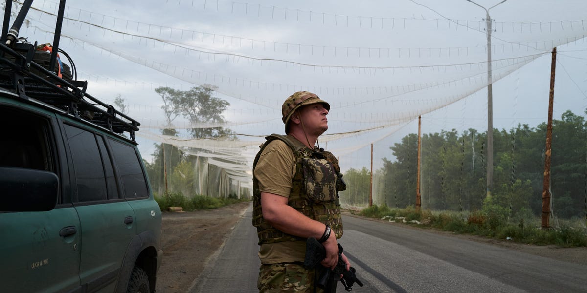 Ukraine’s Anti-Drone Road Nets Work, but Russian Pilots Can Find Holes