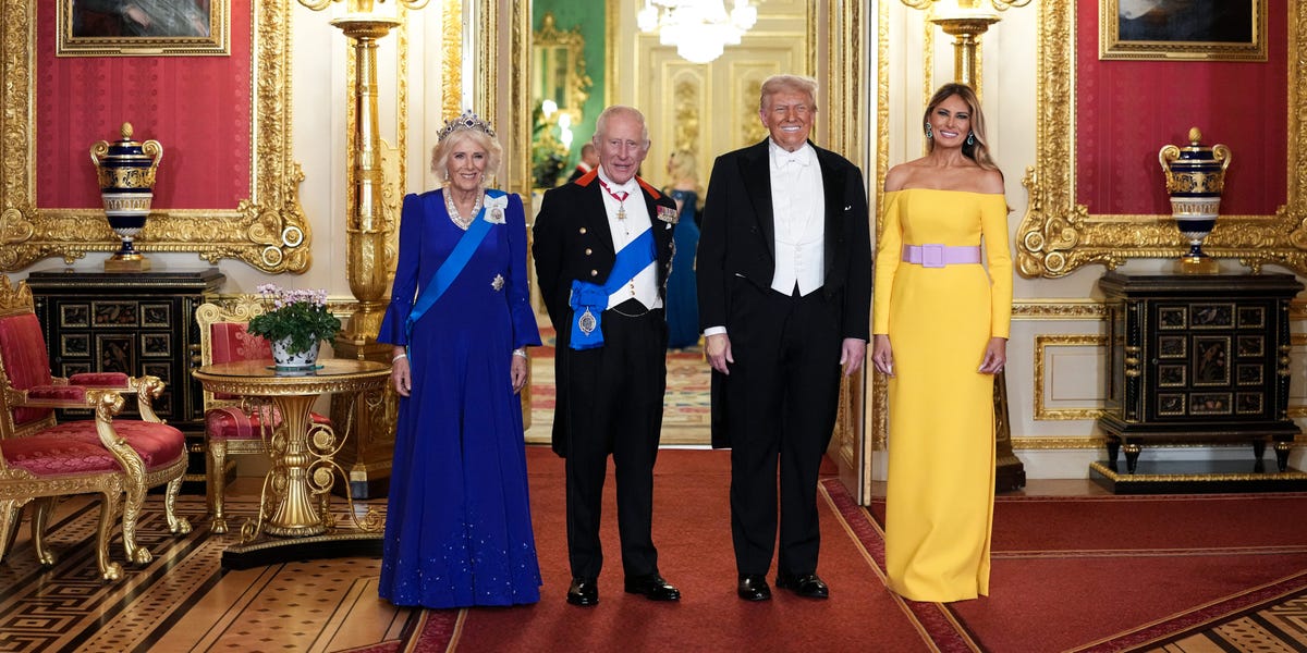 Trump’s UK Visit: Photos Show Windsor Castle Jet Flyover, State Dinner