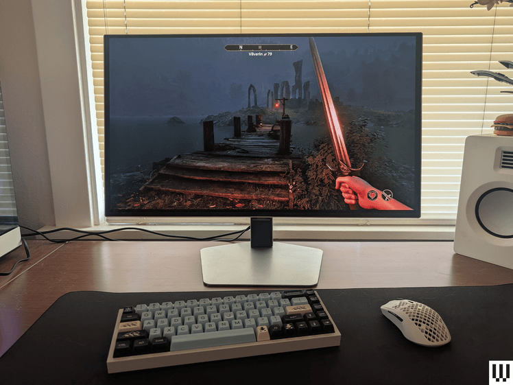 Image may contain: Computer Hardware, Electronics, Hardware, Monitor, Screen, Computer, Computer Keyboard, and Furniture