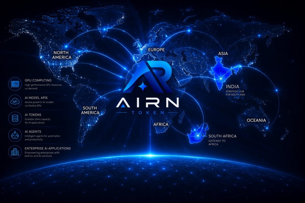 AIRN Accelerates Global AI Resource Infrastructure Expansion, with India and South Africa Emerging as Key Markets
